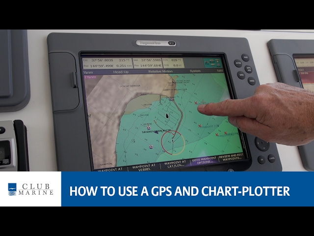 How to use a GPS and chart-plotter | Club Marine