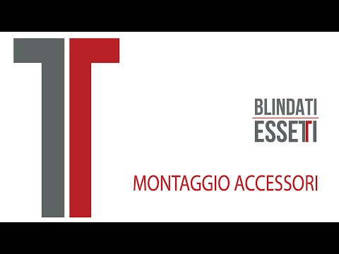 Montaggio Accessori sulle porte blindate ESSETI