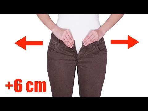 How to upsize jeans in the waist to fit you perfectly!