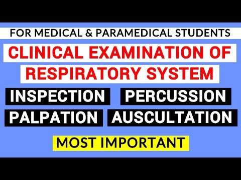 RESPIRATORY SYSTEM EXAMINATION | CLINICAL LAB | PHYSIOLOGY PRACTICALS