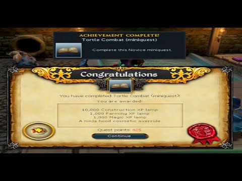 RS3 Mini Quest: Tortle Combat