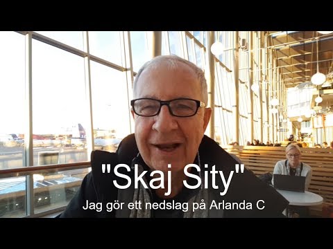 2018-10-25 SKAJ CITY Ett kort besök på Arlanda flygplats