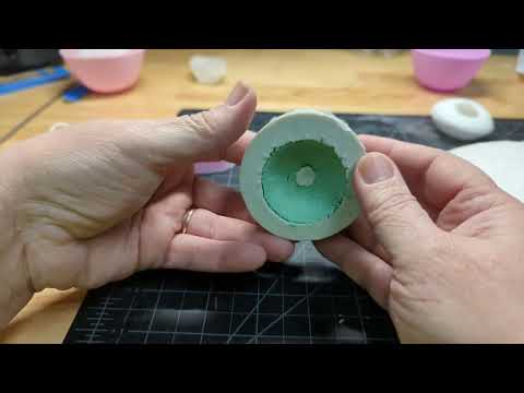 Glass Clay Mold Reveal - Sea Urchin