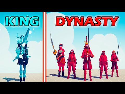 DREAD KING vs DYNASTY TEAM - Totally Accurate Battle Simulator | TABS