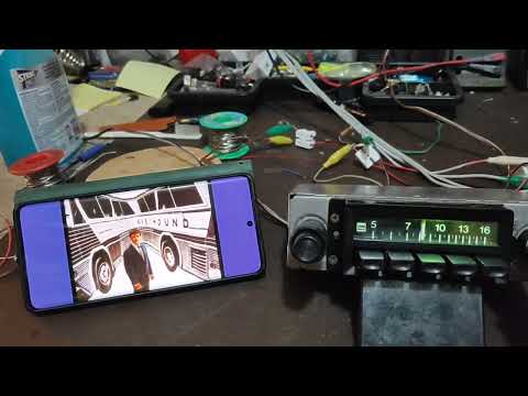 1978 TD Gemini AM radio converted to bluetooth - 60w 4ch amp LED light @radiorestorationbydale3535 