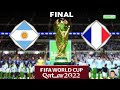 FIFA 23 | Argentina vs France | FIFA World Cup Final Qatar 2022 | Messi vs Mbappe | Gameplay
