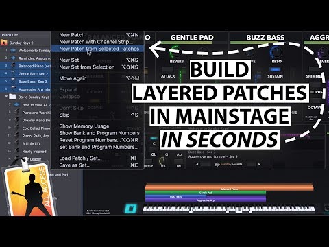 Perfect MainStage Worship Patches- No Sound Design Experience Required!