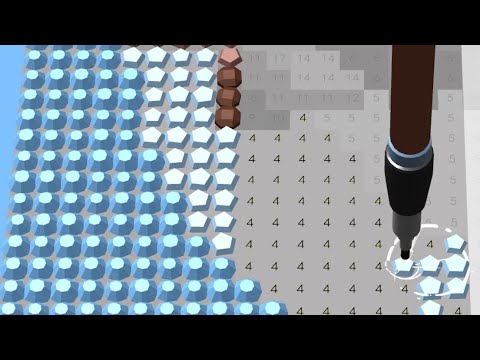 Satisfying and relaxing ASMR Mobile Games - Diamond Painting ASMR Coloring - YouTube