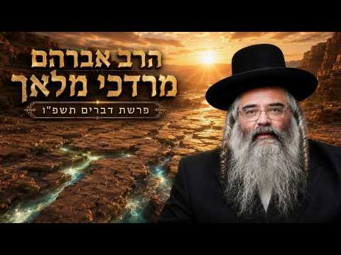 הרב אברהם מרדכי מלאך | פרשת דברים תשפ"ו (2026) | עלונימייל