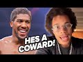 BLAIR COBBS - ANTHONY JOSHUA A COWARD FOR NEVER FIGHTING WILDER!
