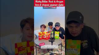 Download lagu Rizky Billar ,Redi dan Anyun live di shopee jajanan djalu #lestikejora #rizkybillar #leslar mp3
