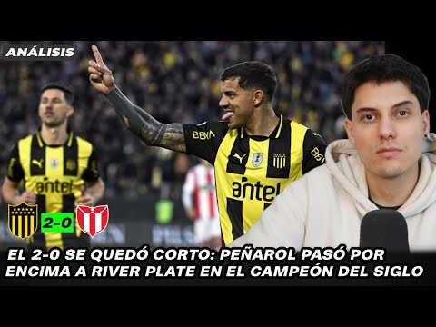 ¡Triunfo categórico del Manya de Diego Aguirre! ¡Goles de Terans y Silvera! |Peñarol 2-0 River Plate