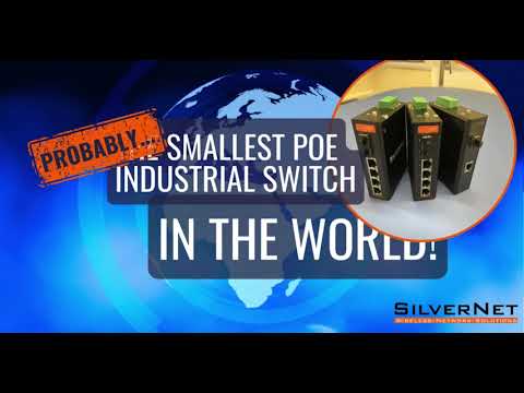  Probably the smallest PoE Industrial Switch in the world!
