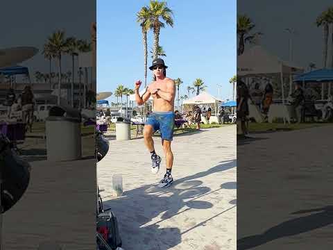 Shuffling at the beach! California Knows How to Party Dance