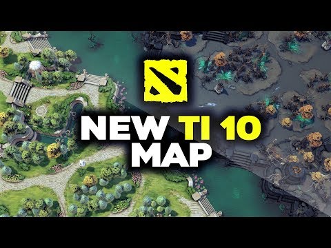 TI10 Battle Pass - EXCLUSIVE Sanctums of the Divine Terrain Map - NEW TI10 MAP