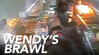 Video captures melee inside Cheltenham Township, Pennsylvania Wendy&#39;s before shooting