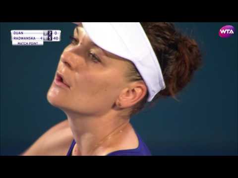 My Performance | Agnieszka Radwanska Defeats Duan | 2017 Apia International Sydney Quarterfinal