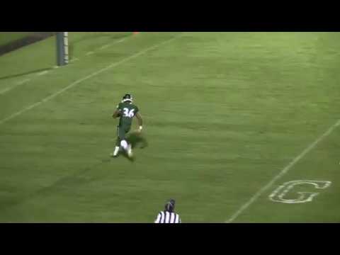 Collins Hill Football, TD Runs 9-28-18