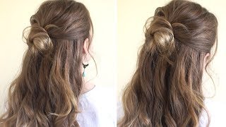 Half Up Half Down Bun