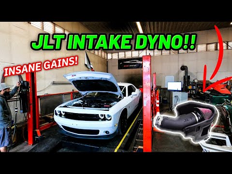 NEW JLT INTAKE DYNO RESULTS!! UNBELIEVABLE POWER GAINS!! (SCATPACK CHALLENGER 392!!)