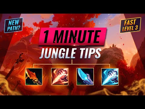 3 OP Jungle Tips in Under 1 Minute - League of Legends #Shorts
