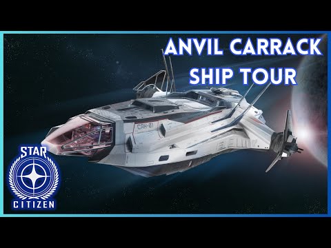 TOURING the massive ANVIL CARRACK (star citizen 4.01)
