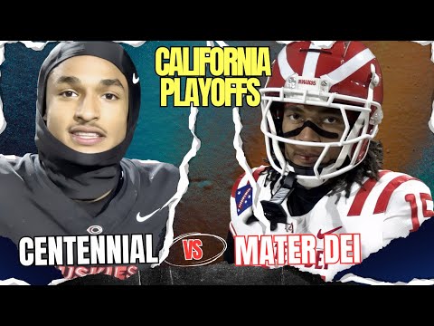 🎥🔥 #4 Centennial vs #5 Mater Dei | INSTANT CLASSIC!! 😳 Playoff Thriller Down to the Wire 😱