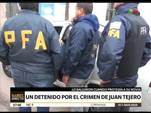Un detenido por el crimen de Juan Tejero – Telefe Noticias