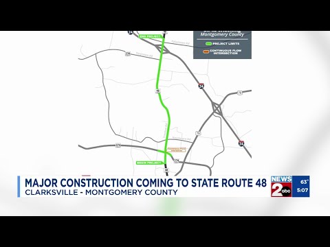 Major construction coming to SR 48 in Montgomery County