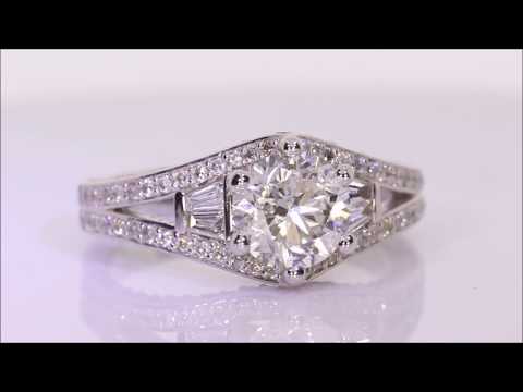 2.00 ctw Diamond Engagement Ring - Round Cut G SI2 | BigDiamondsUSA