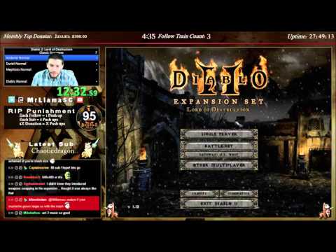 CLASSIC Diablo 2 (non-LOD) Sorceress World Record! - 1:24:52