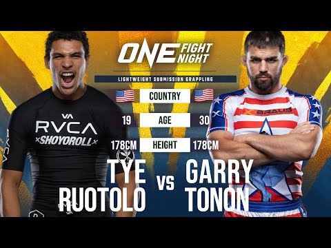 Phenom CHOKED OUT Legend 🤯 Tye Ruotolo vs. Garry Tonon