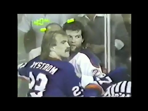 Islanders - Oilers hits, roughs, and goals 5/12/83