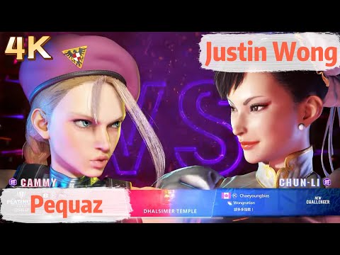 SF6 ⊿ JUSTIN WONG(CHUN-LI) vs Pequaz(CAMMY) #4k