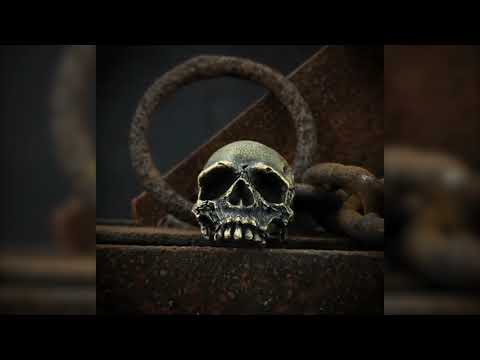 Dark Pioneer Sterling Silver Skull Ring