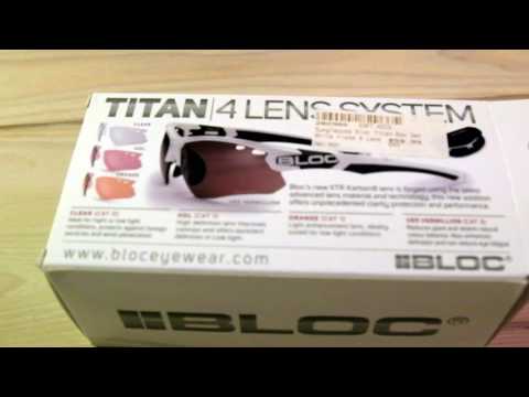 Bloc Titan Cycling Sunglasses Unboxing/Review