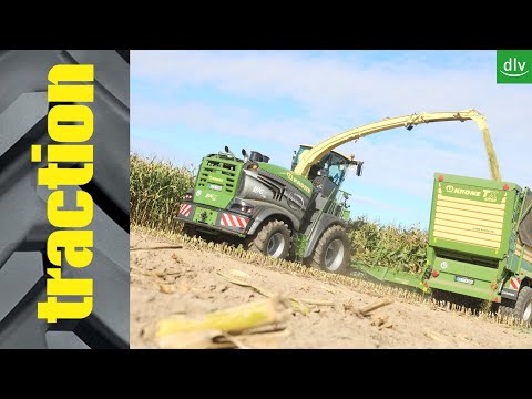 Krone BiG X 1180 in der traction Arbeitsprobe