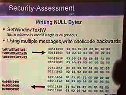 DEF CON 12 - Brett Moore, Shoot the Messenger Using Window Messages to Exploit Local win32