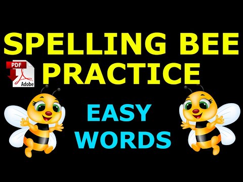 Letters in Alphabet - Spelling bee / Easy Exercise - Listen and find the word - Easy English Lesson