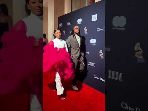 Yung Miami & Quavo walking the red carpet 🏆#grammys #shorts