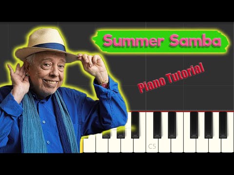 Summer Samba ( So nice ) - Jazz Piano Tutorial (~sheets and backing track in description~)