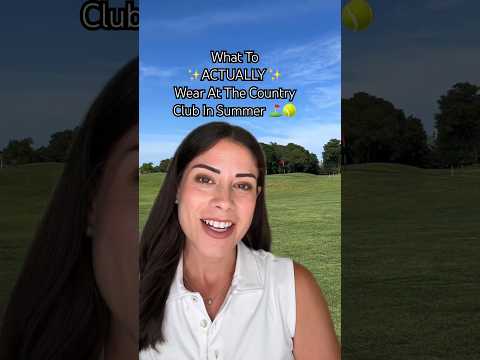 ✨Real✨ Country Club Style For Ladies - Golf Outfits |...