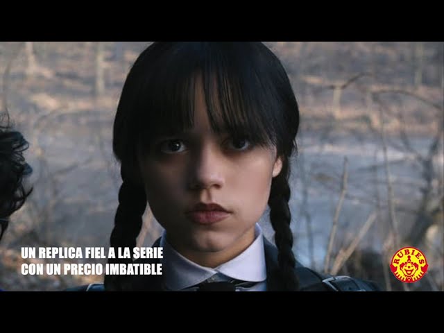 Vídeo relacionado con Ciao- Miércoles Addams Peluca Original Wednesday con Trenzas y Flequillo