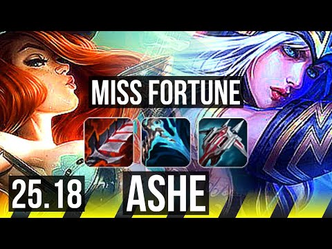 MISS FORTUNE & Neeko vs ASHE & Braum (ADC) | 6k comeback, 49k DMG | KR Master | 25.18