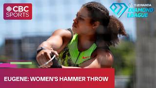Canada's Camryn Rogers competes in hammer throw at Diamond League's Prefontaine Classic | #CBCSports