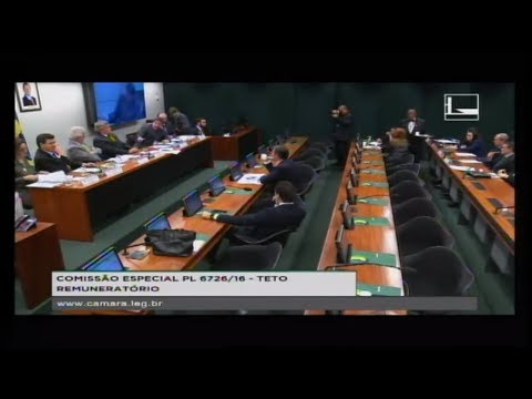 PL 6726/16 - TETO REMUNERATÓRIO - Reunião Deliberativa - 07/11/2017 - 14:49