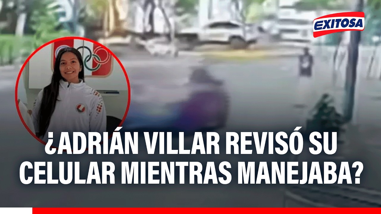 🔴🔵 Adrián Villar pudo quedarse dormido o haber revisado su celular mientras manejaba, según experto