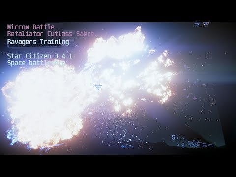 Mirrow Battle Ravagers - Retaliator, Cutlass, Sabre all stock - Star Citizen 3.4.1