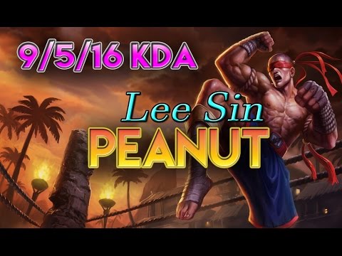 ROX Peanut - Lee Sin Jungle vs Elise - Full Game