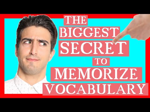 How to REMEMBER VOCABULARY words in ENGLISH? 🏆 TOP #1 PROVEN METHOD you HAVE TO KNOW!!